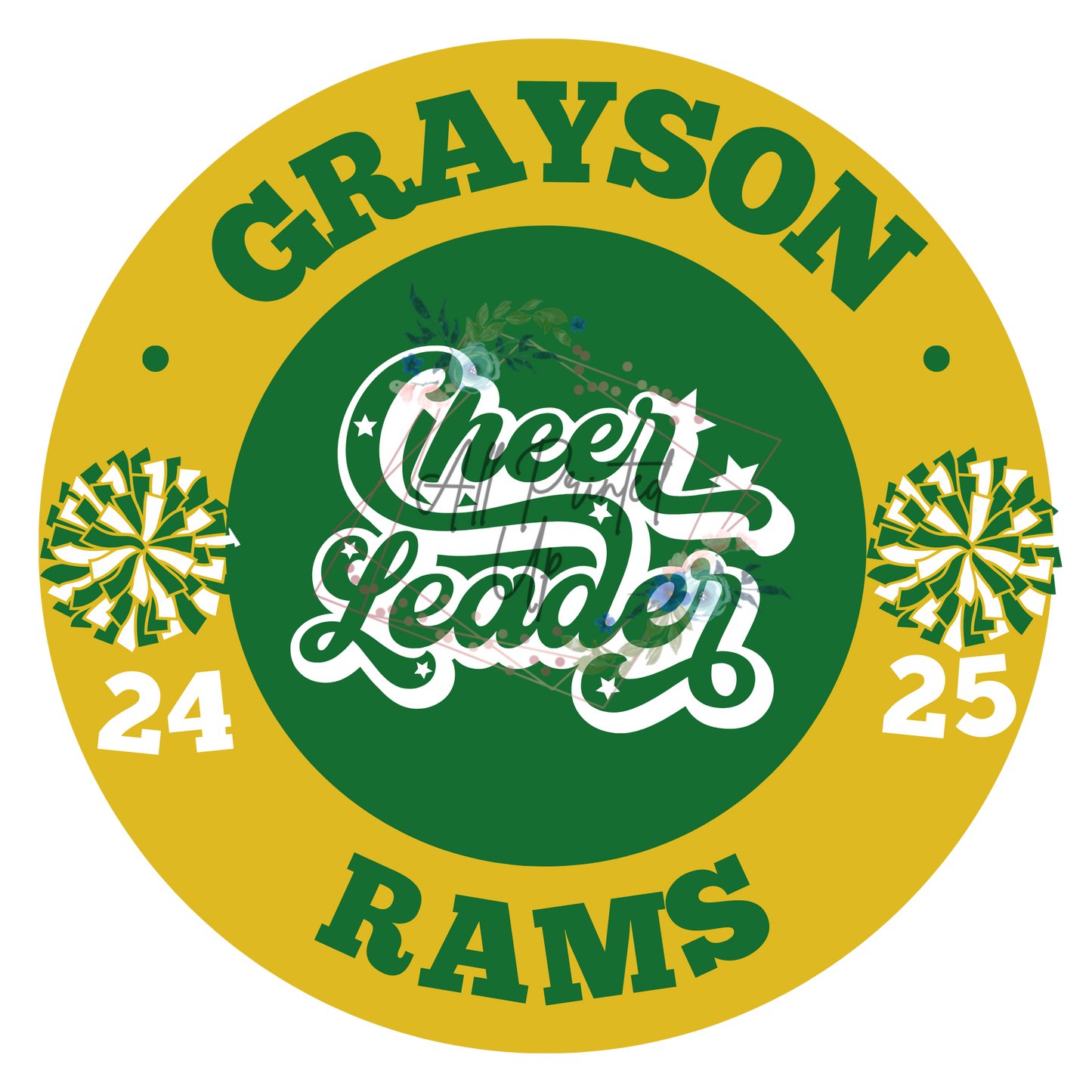 Grayson Cheer Car Magnet