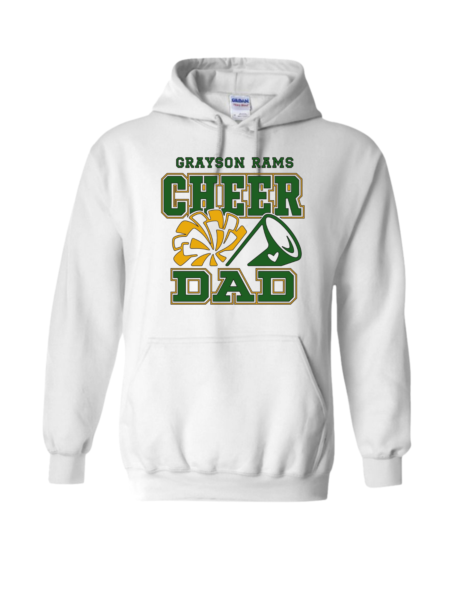 Grayson Rams Cheer Dad Hoodie
