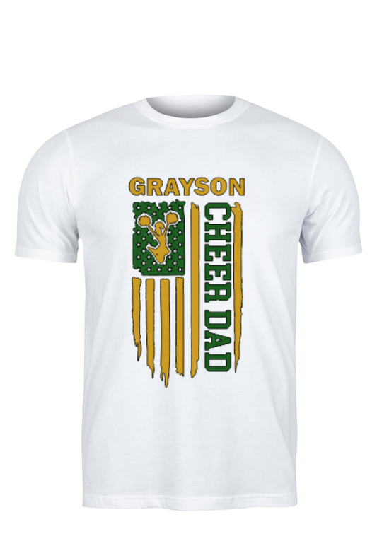 Grayson Cheer Dad Flag
